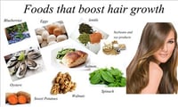Foods to boost Hair Growth naturally 